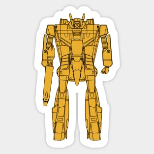 Design yellow Sticker